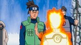 Iruka is surprised to see Naruto in Kurama Chakra Mode - Naruto breaks the barrier and goes to war