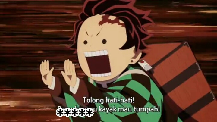 eh pelan-pelan,ntar jatuh😩