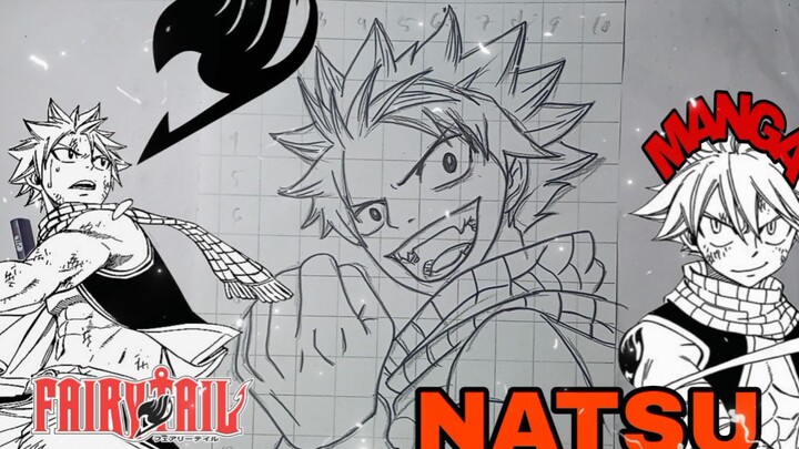 mengambar yuk manga pairy tail KARAKTER NATSU