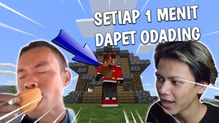 MAIN SURVIVAL DI MCPE , SETIAP 1 MENIT DAPET ODADING MANG OLEH !!! Rasaanyaaa Seperti...