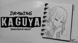 Speed Drawing Anime - Shinomiya Kaguya From Love is War | YoruArt (Menggambar Anime)
