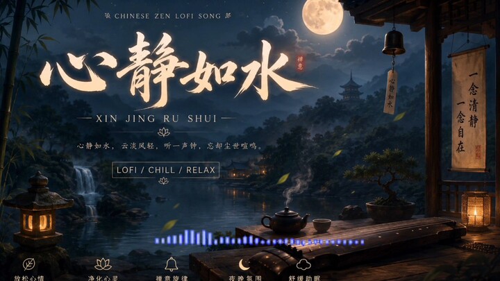 《夜里的心事》｜Lofi Chill Beats｜放松音乐｜学习·睡眠·治愈