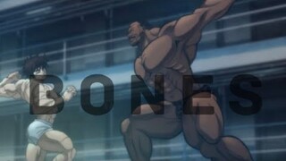 Baki Hanma vs Biscuit Oliva 2022 fight   AMV Imagine dragons- Bones