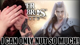 DUDE NUTS BECAUSE SEPHIROTH IS IN SMASH BROS?! || REACTION