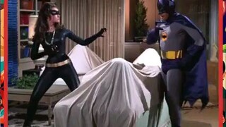 Vintage Batman and Robin during the 60s
