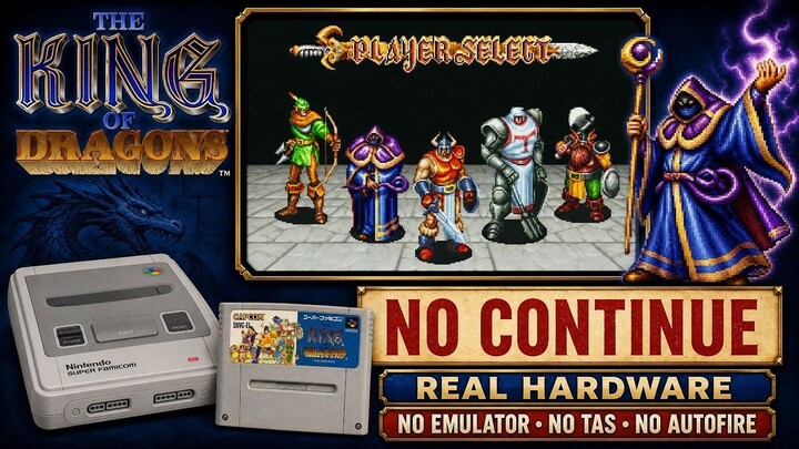 [SFC] The King of Dragons in Real Hardware