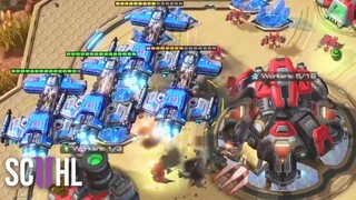 LATE-GAME Battlecruisers - Starcraft 2: Innovation vs. Cure