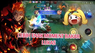 PAS MOMENT BAKAR LUKAS PALING DINIKMATI HHH