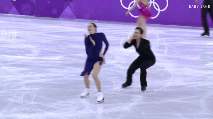 ICE DANCE SD Practice - Tessa Virtue & Scott Moir  PyeongChang Olympic 2018