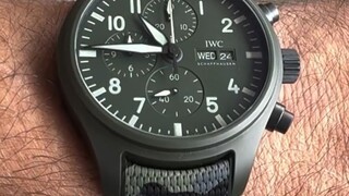 Rubber Strap for IWC Big Pilot - SwimSkin® Twill Camouflage