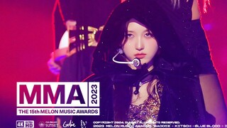 [4K] 231202 MMA2023 Baddie + Kitsch + Blue Blood + I AM IVE GAEUL Golden Autumn FOCUS