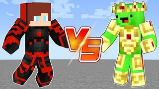 Metal JJ vs King Mikey in Minecraft Battle JJ and Mikey Maizen