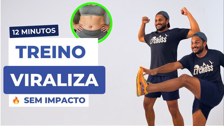 Viralizou: Treino de 12 Minutos para Perder Barriga [INICIANTES]
