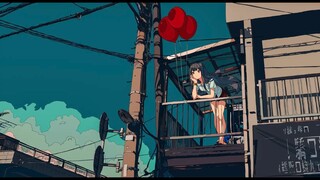 "我站在高山之巅，俯瞰这人间烟火，不经意间流露爱的留恋”