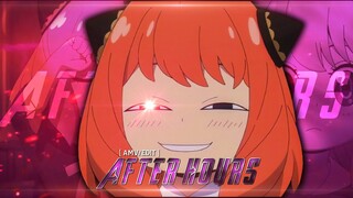 " After Hours " Spy family - Anya 💀 [ AMV/EDIT ] Alightmotion ❤️