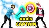 THỬ THÁCH DÙNG KHIÊN CAPTAIN ĐẬP VỠ MỌI THỨ NGOÀI ĐỜI THẬT*REDHOOD ĐƯỢC TẶNG CÁI KHIÊN CỦA CAPTOIN