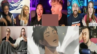 ATTACK ON TITAN EPISODE 8 REACTION MASHUP!!