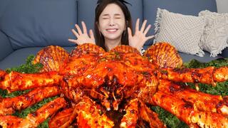 [Mukbang ASMR] 직접만든 마라 🔥 킹크랩 해물찜 레시피 & 먹방 🦀 Mala KINGCRAB Abalone Seafood Recipe Eatingshow Ssoyoung