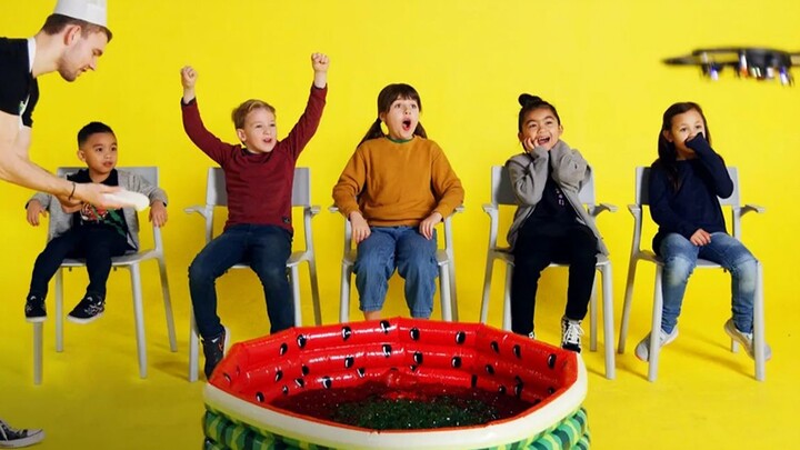 Pizza, game, es krim... Siapa dari 5 anak yang bisa menahan godaan untuk memenangkan drone? | Tes Tu