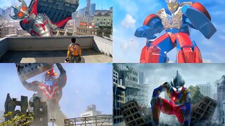 Counting the 8 Ultraman who destroyed the earth, Geed was controlled to destroy the building, Neos w