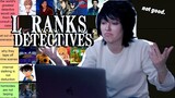 L from Death Note ranks detectives