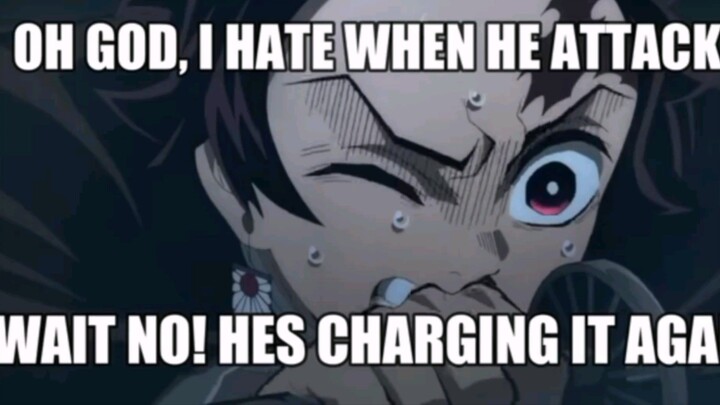 Tanjiro Wants to Crush Some Balls Credits to Sl3nd3r Va