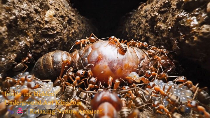 Inside the Hidden Underground Ant Kingdom 🐜🏯 | Relaxing Nature Ambient"
