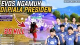 NGERI‼️20 Kill, EVOS ACAK-ACAK PIALA PRESIDEN FREEFIRE 2022