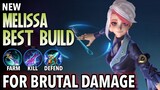 New Hero Melissa Best Build in 2022 | Melissa Guide Mobile Legends: Bang Bang