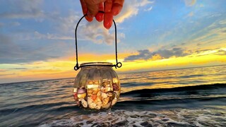 "Nhân lúc bầu trời không để ý, anh sẽ đánh cắp một chút ánh hoàng hôn cho em~"