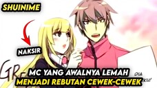 PRIA INI MENJADI KUAT KARENA DILATIH OLEH PARA GADIS...