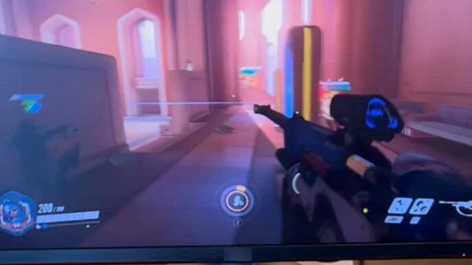 My girlfriend lost too many games of Overwatch and then she showed her monkey side. It made me laugh