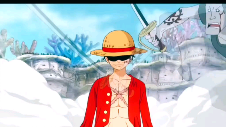 Pirate kung Luffy'ss conqueror's haki.
