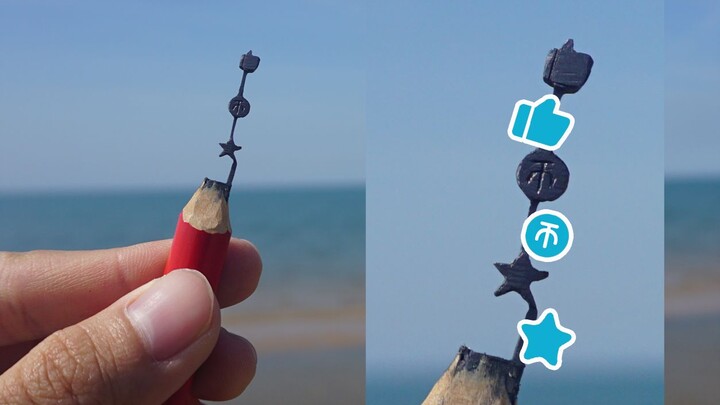 Handicraft: A Pencil To Like, Award Coins, And Add To Favorites