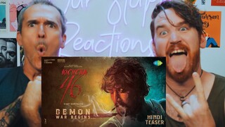 K46 - DEMON WAR BEGINS PROMO REACTION! | Baadshah Kichcha Sudeep | REACTION!!!