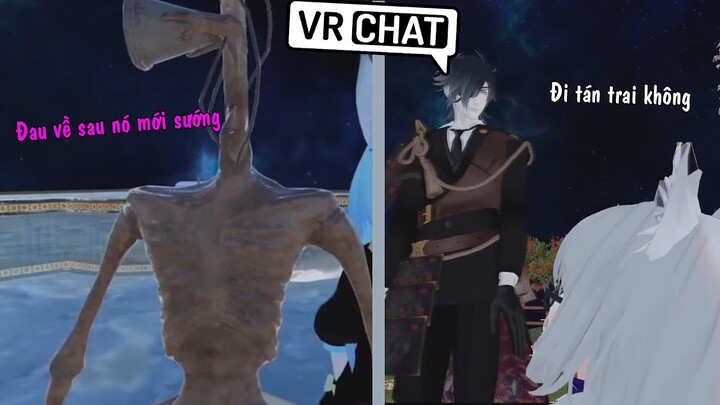 NGƯỜI NƯỚC NGOÀI RỦ ĐI TÁN TRAI (◕o◕✿) VRCHAT MOMENT