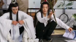 The Break Time 😅 #xiaozhan #theuntamed #wangyibo