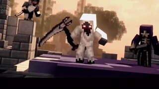 Classic positions in MC Minecraft animation Herobrine MC