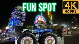 Fun spot walk through at night | Orlando Florida |  To Visit Fun Spot Orlando at Night