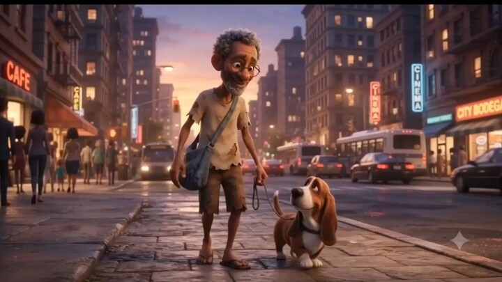 O Mendigo  o cão e o Preto velho