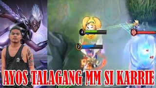 HEX WALANG KAMATAYANG KARRIE FASTEST DPS WIPES ENEMY - MOBILE LEGENDS