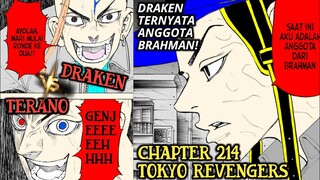 TOKYO REVENGERS CHAPTER 214 SUB INDONESIA | DRAKEN ADALAH ANGGOTA BRAHMAN!