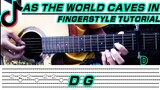 As the world caves in | Sarah Cothran | Matt Maltese (Guitar Fingerstyle) Tabs + Chords
