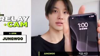 【Institut Penelitian Teknologi Budaya Baru】Jungwoo 13.00-14.00｜NCT 24 jam RELAY CAM (subtitel Mandar