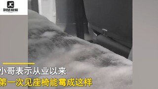 Bagian belakang mobil penuh dengan bulu-bulu putih yang lembut, tukang servis terkejut: Saya pikir s