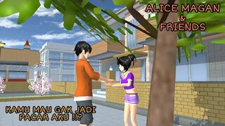 ALICE MEGAN & FRIENDS [ ALICE DI TEMBAK KAK JOSUA ]SAKURA SCHOOL SIMULATOR