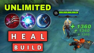 Natan with Magic and Physical Heal is too much!! | Natan Best Build | Natan Gameplay Mobile Legends