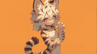 Super cute little tiger
