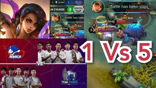 1 Vs 5 Esmeralda Team CYANIDE VS Team SONICS