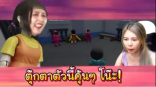 จับตัวย้วยมาแข่งสควิดเกมสุดฮา/Human Fall Flat Squid Game ตอนที่1